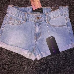 American flag jean  shorts